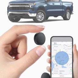 GPS Tracker for Vehicles - No Subscription Required/No Monthly Fee Car GPS Tracker Portable Real Time Magnetic GPS Tracking Device Full Global Coverage for Car, Motorcycle, Truck, Anti-Theft