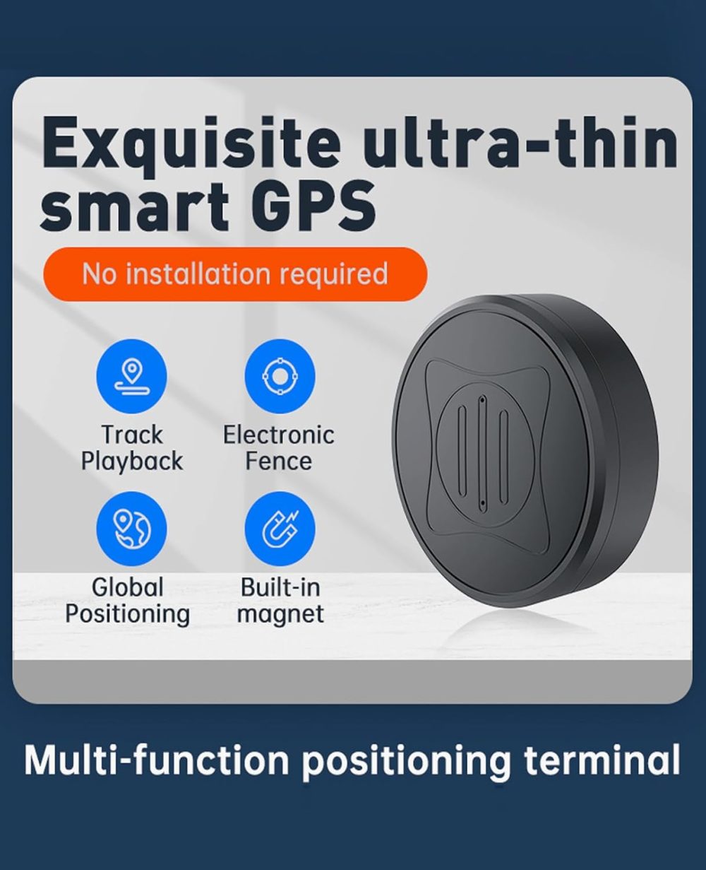 GPS Tracker for Vehicles - No Subscription Required/No Monthly Fee Car GPS Tracker Portable Real Time Magnetic GPS Tracking Device Full Global Coverage for Car, Motorcycle, Truck, Anti-Theft - Image 2