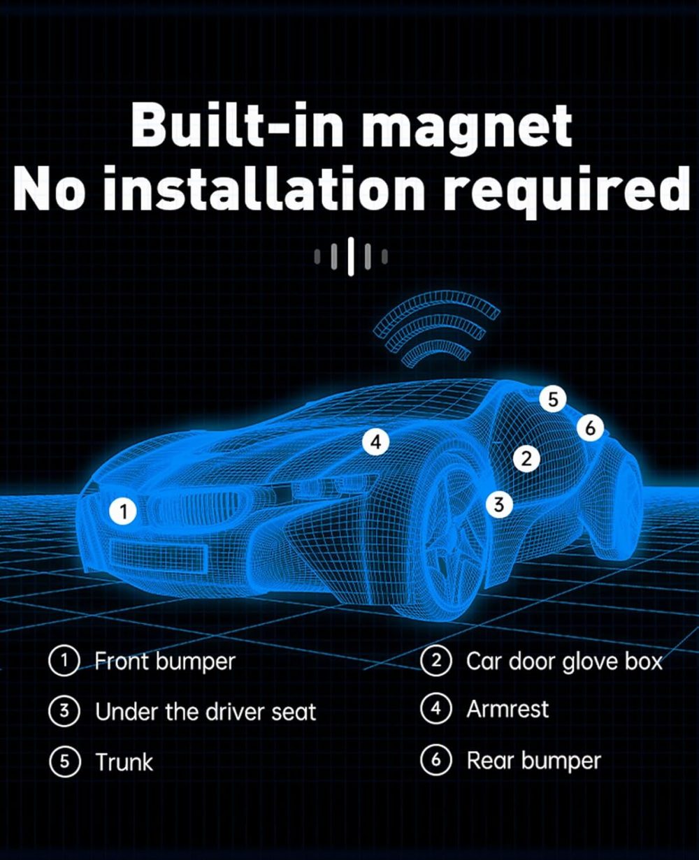 GPS Tracker for Vehicles - No Subscription Required/No Monthly Fee Car GPS Tracker Portable Real Time Magnetic GPS Tracking Device Full Global Coverage for Car, Motorcycle, Truck, Anti-Theft - Image 5